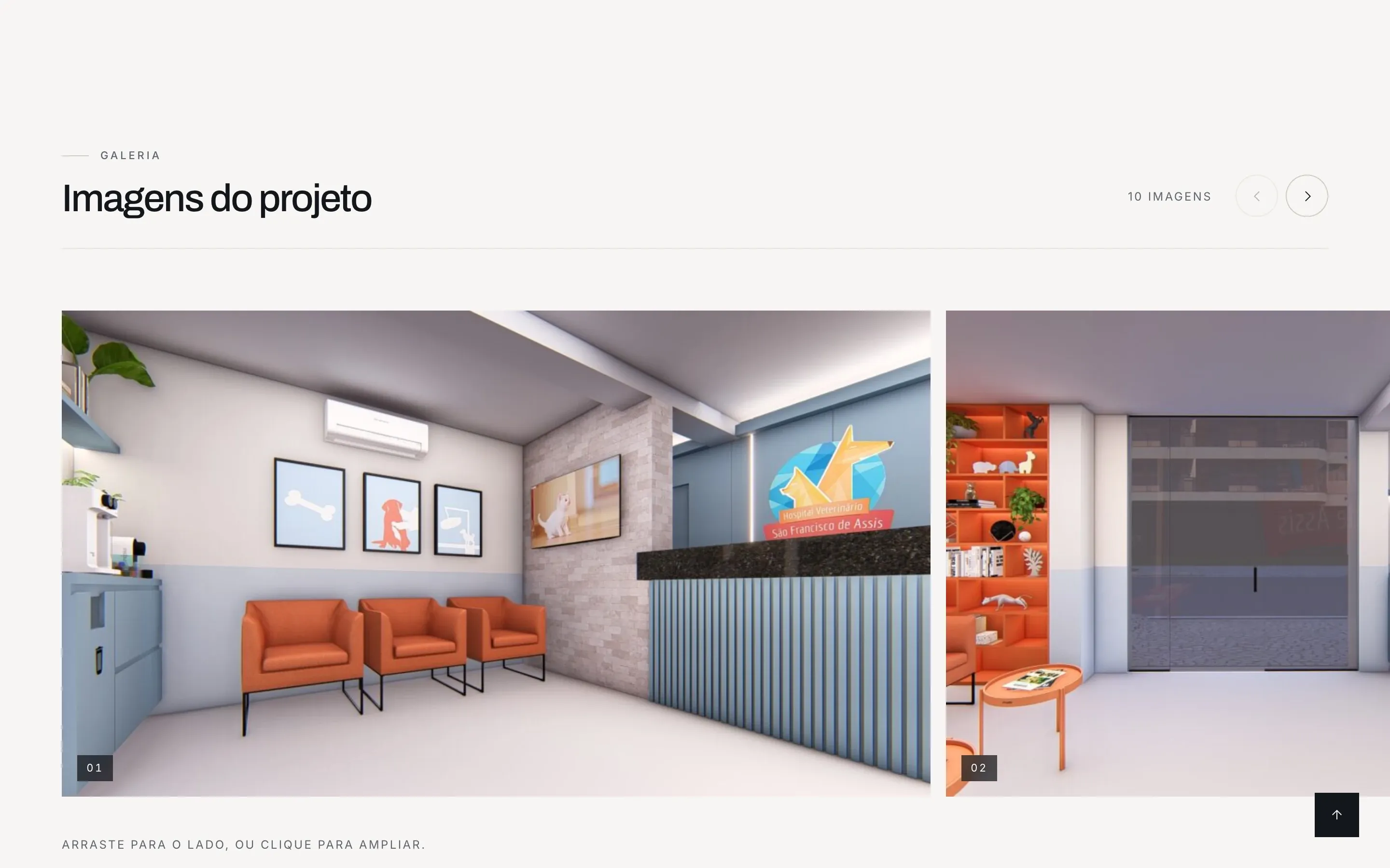 Photo gallery of a project
