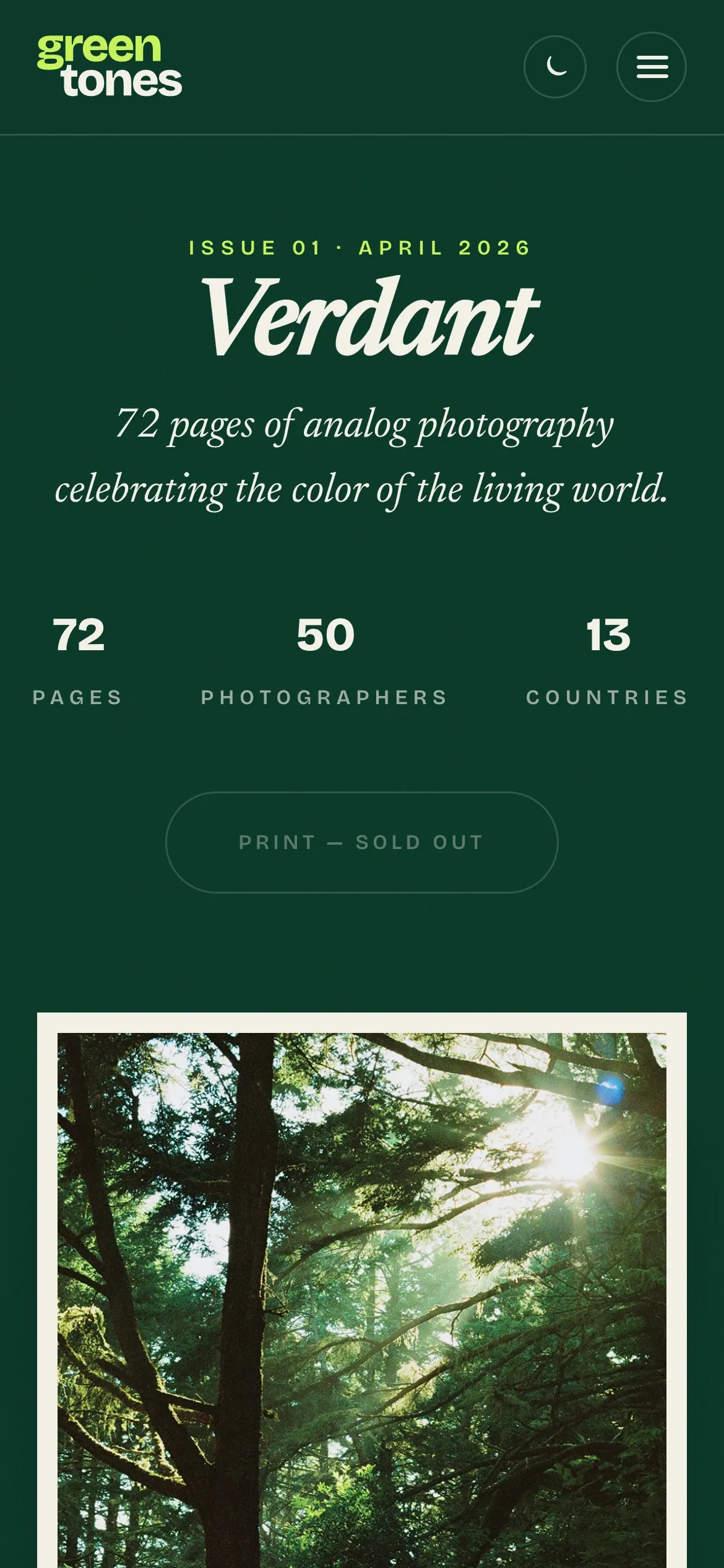 The Verdant issue on a phone